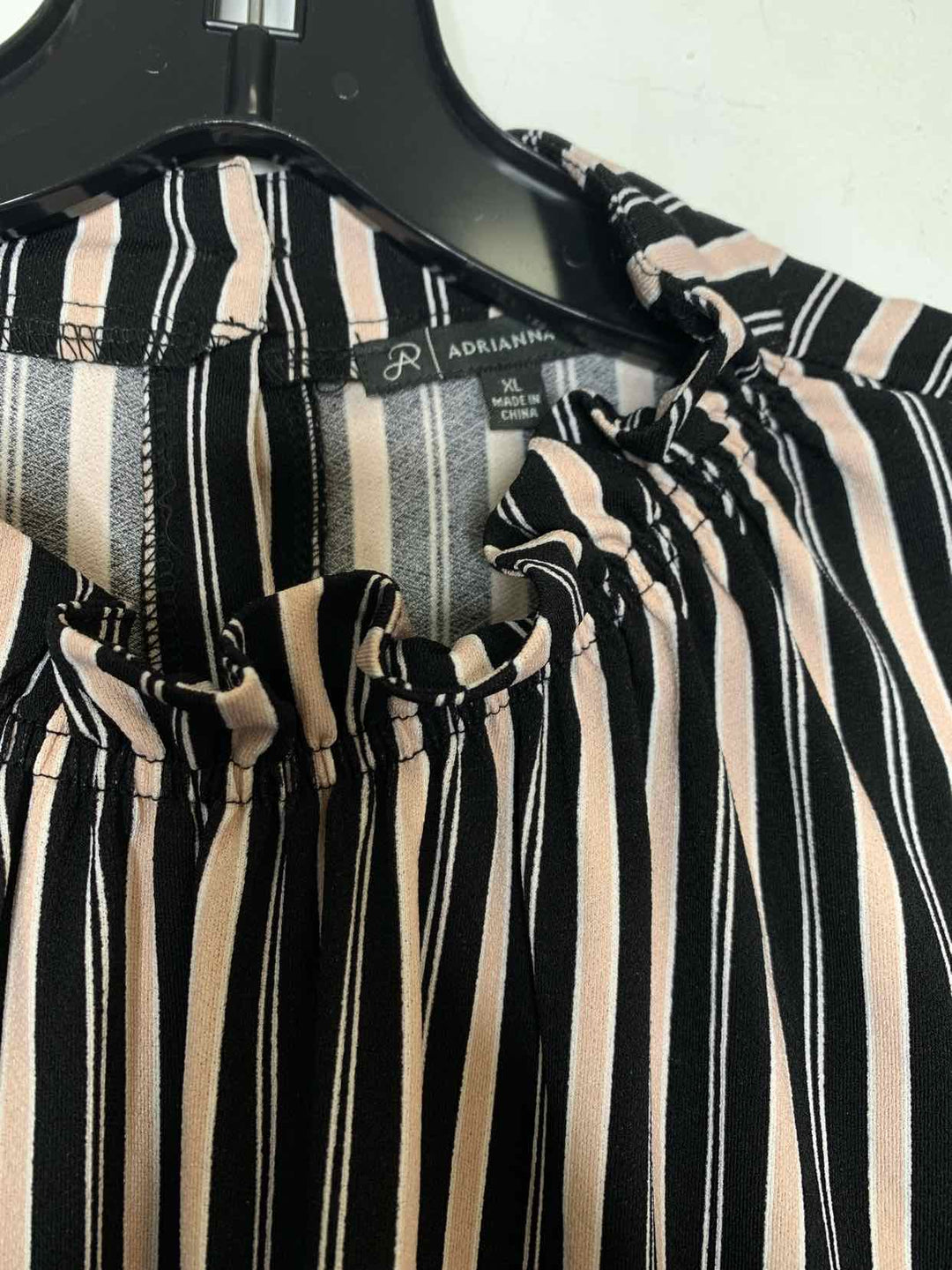 Adrianna Papell Women Size XL striped long sleeve top