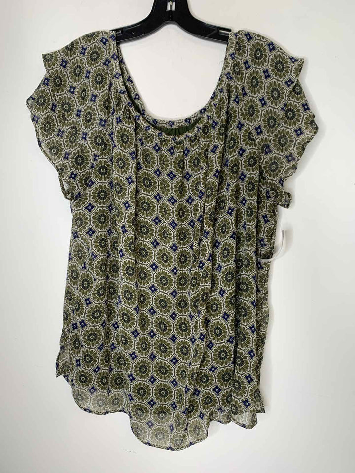 St Johns Bay Women Size 1X Olive sleeveless