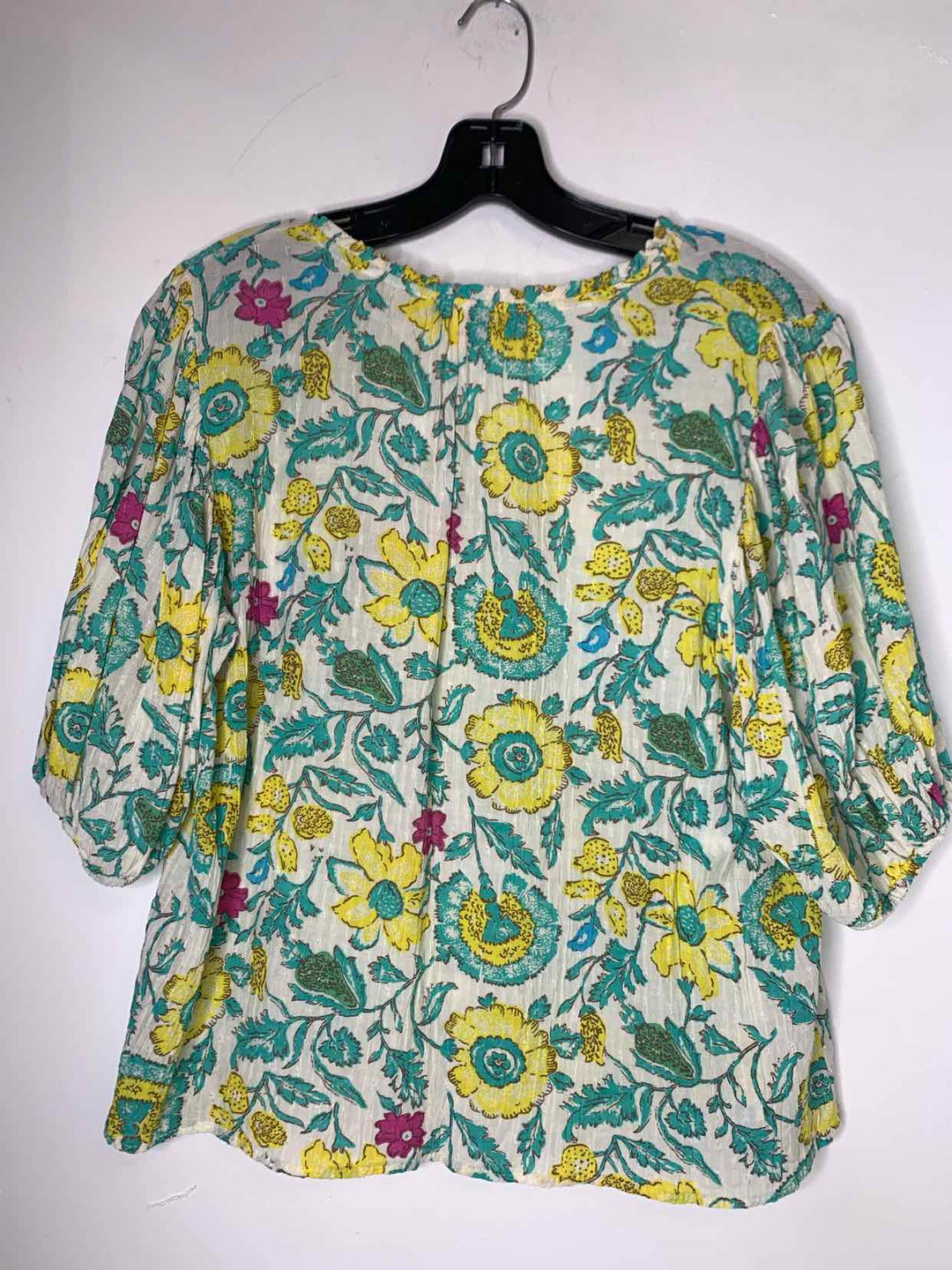 Rachel Ray Women Size M floral short sleeve top