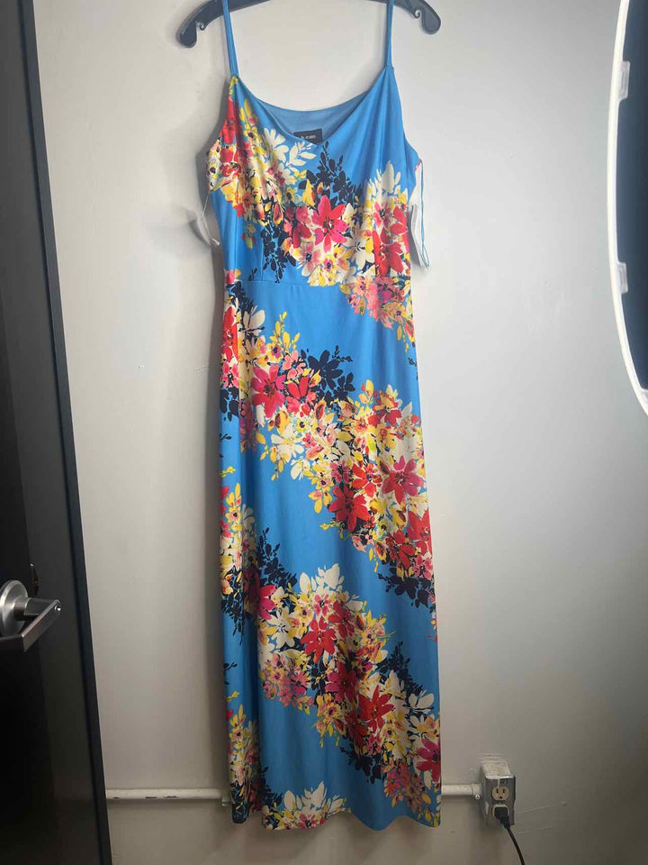 Women Size L b.calm Blue maxi sleeveless
