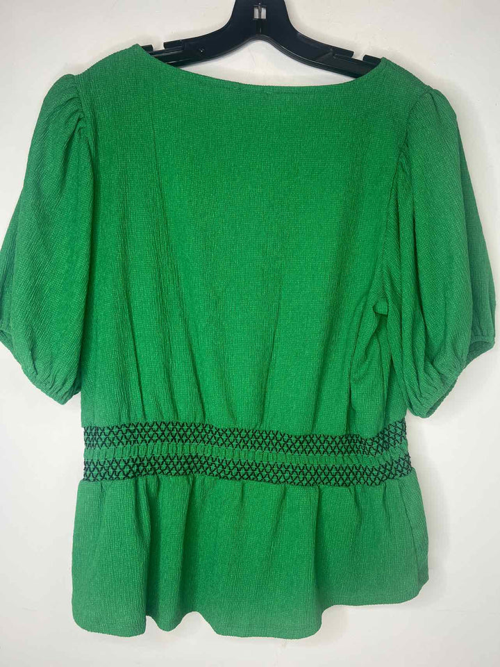 Vince Camuto Women Size M Green short sleeve top
