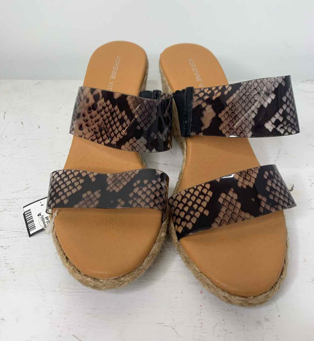 Adrienne Vittadini Black W Shoe Size 6.5 wedge