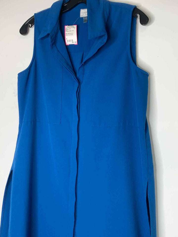Women Size M Cupio Teal sleeveless dress