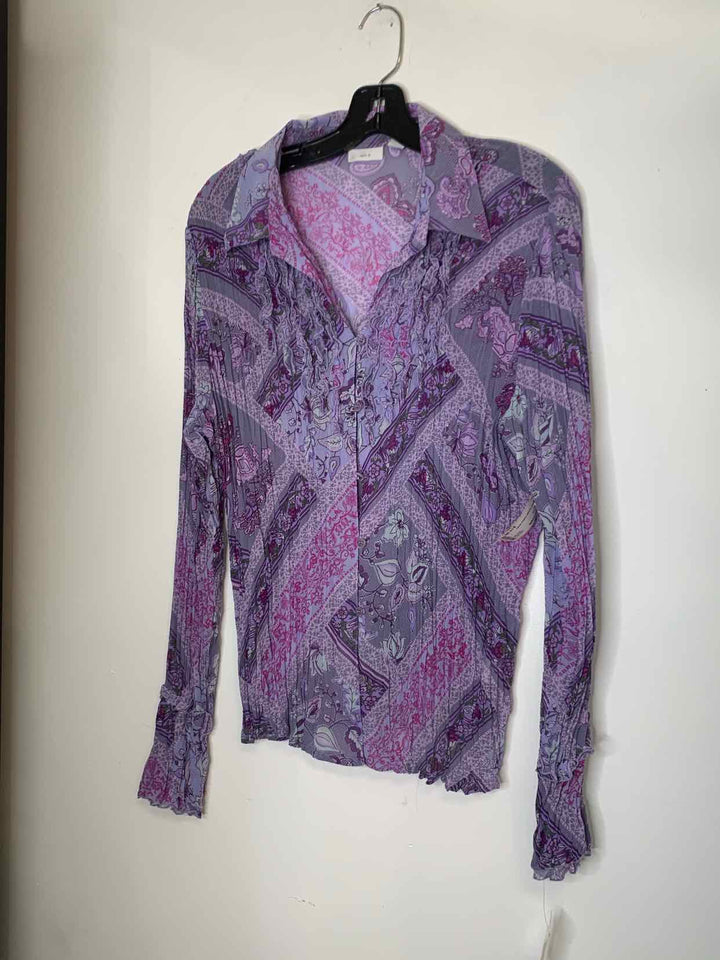 APT 9 Women Size XL purple long sleeve top