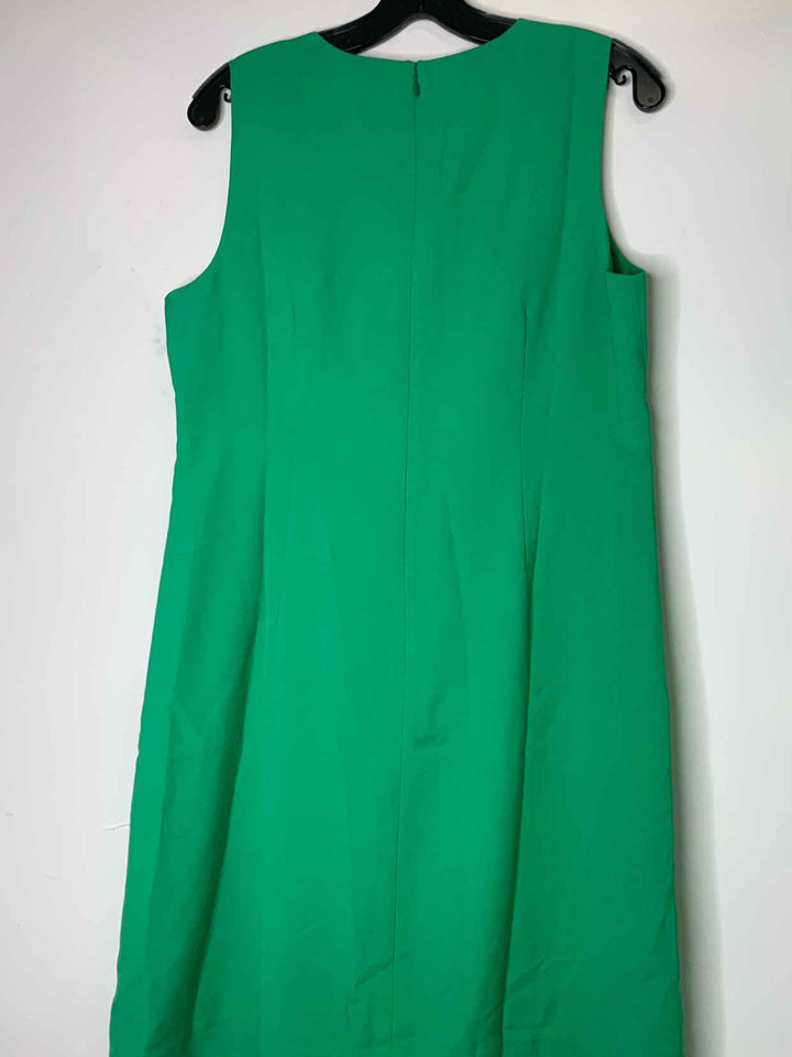 Women Size 10 J Crew Green sleeveless dress
