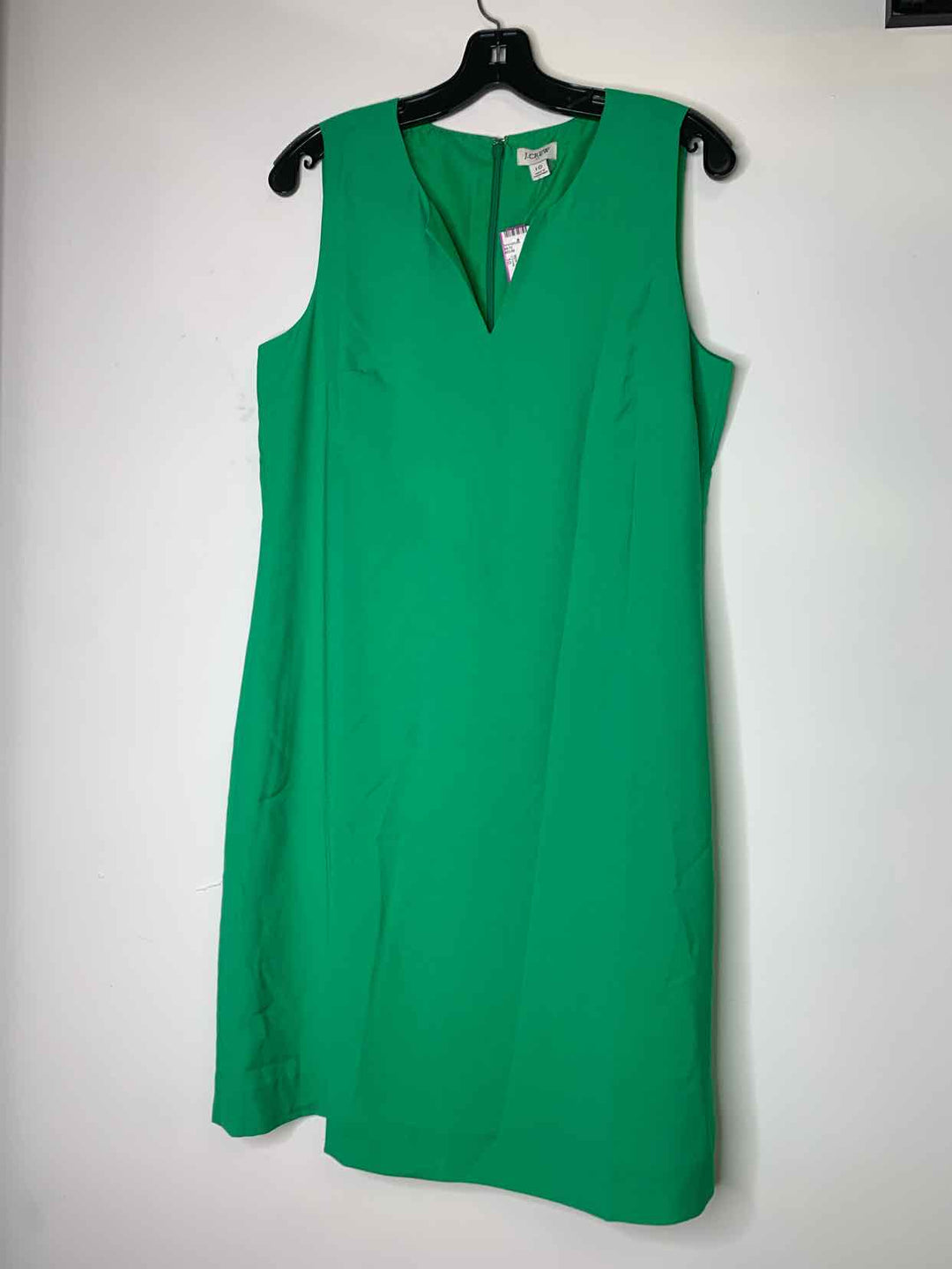 Women Size 10 J Crew Green sleeveless dress