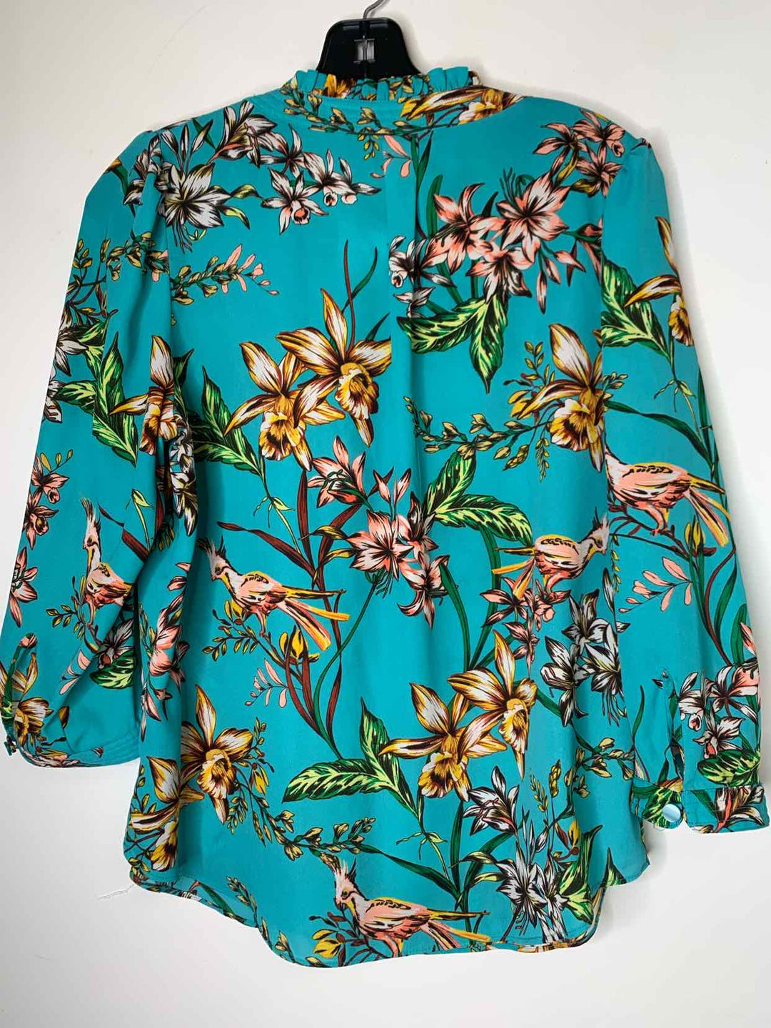 Worthington Women Size M Teal long sleeve top