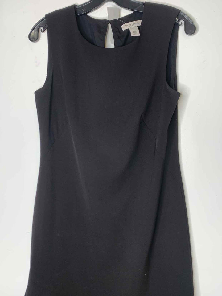 Women Size 6 White Black Market Black sleeveless dress