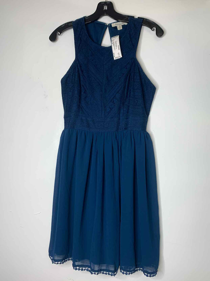 Women Size M Francescas Teal sleeveless dress