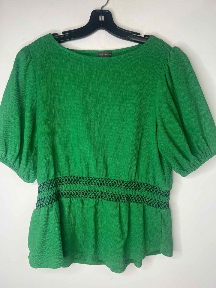 Vince Camuto Women Size M Green short sleeve top