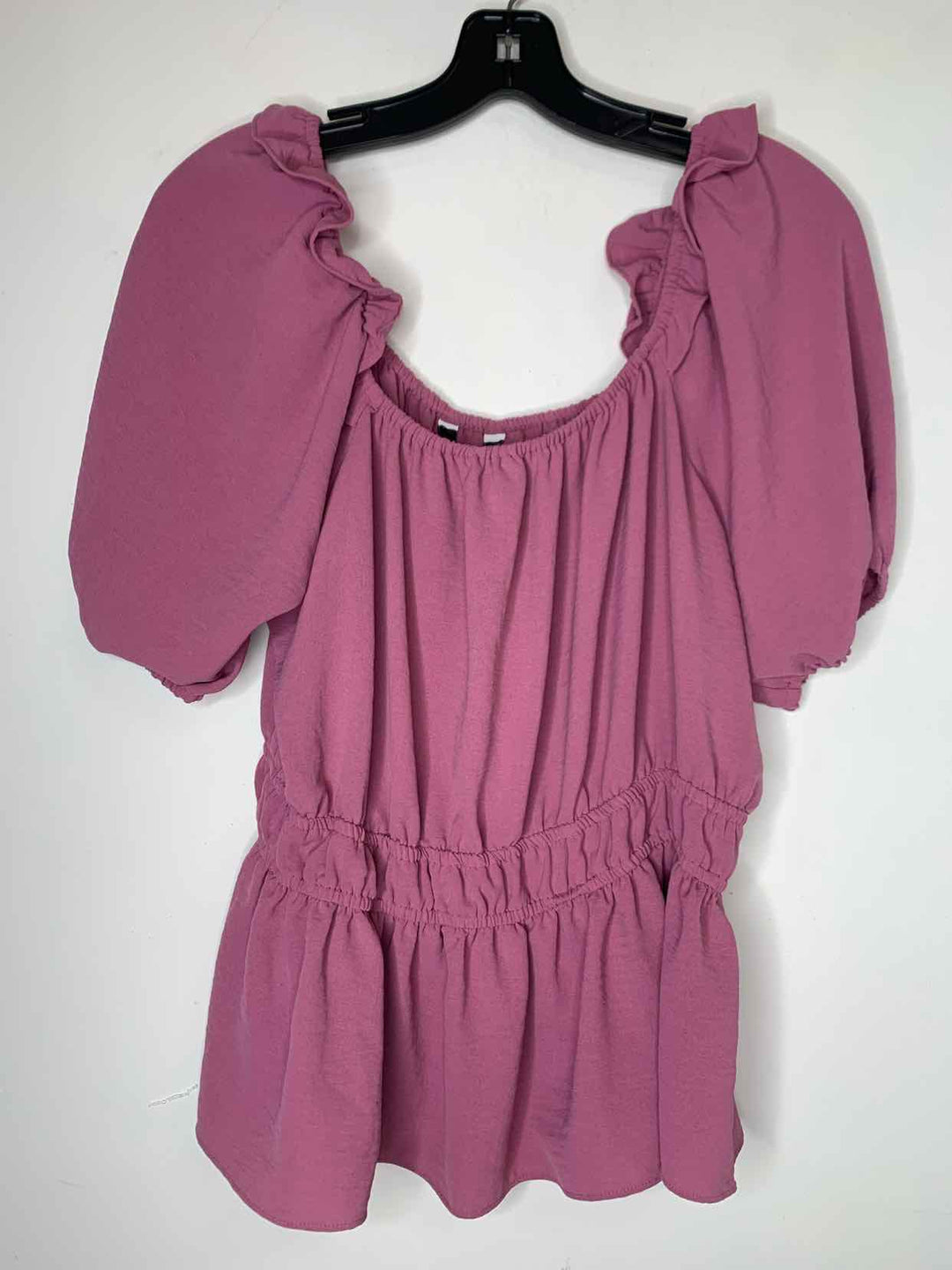 Nine West Women Size L Pink short sleeve top