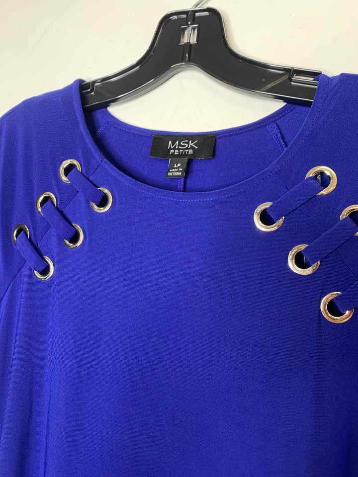 Women Size LP MSK Blue short sleeve