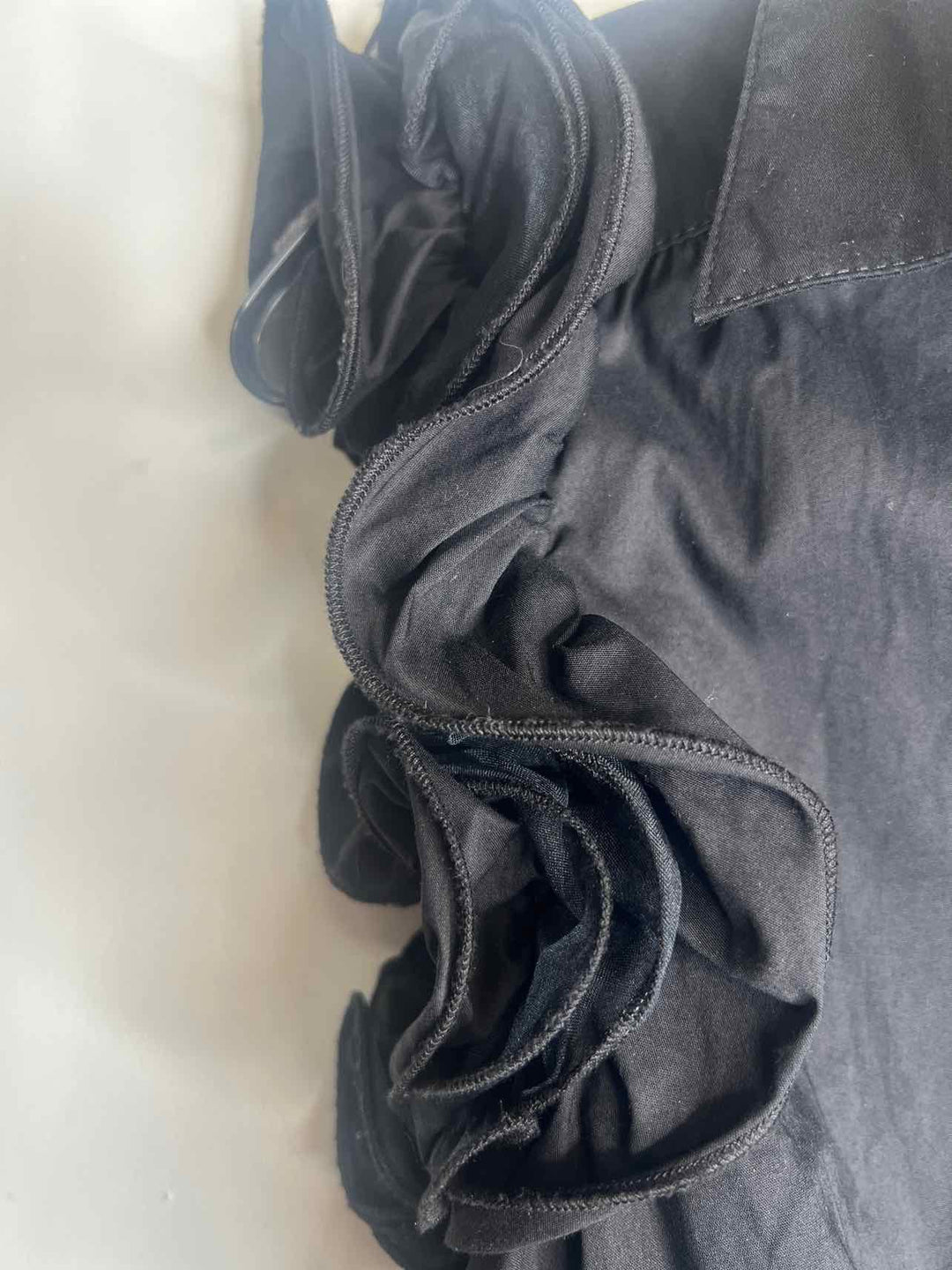 Bebe Women Size S Black short sleeve top