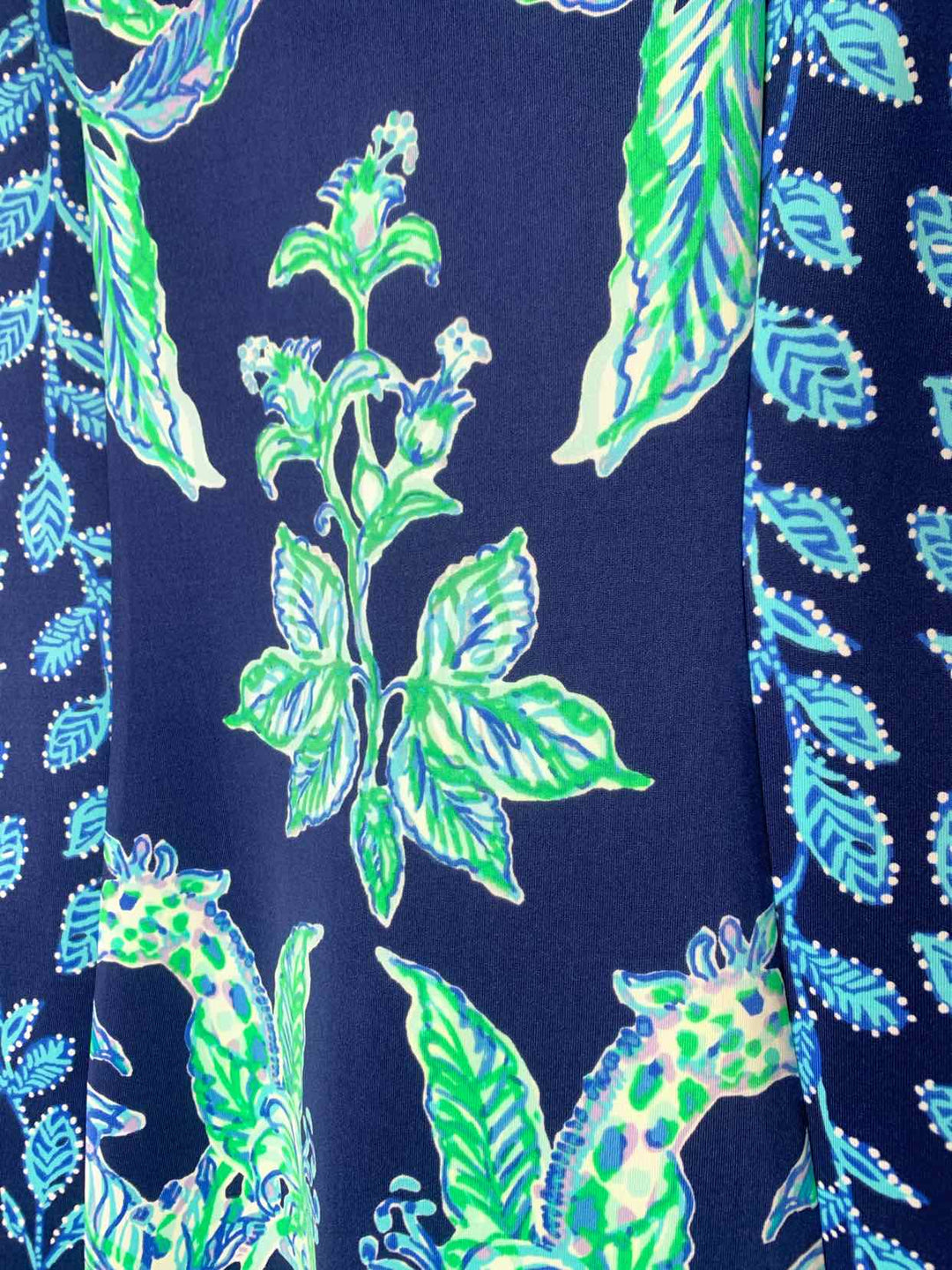 Women Size 4 Lilly Pulitzer Navy short sleeve