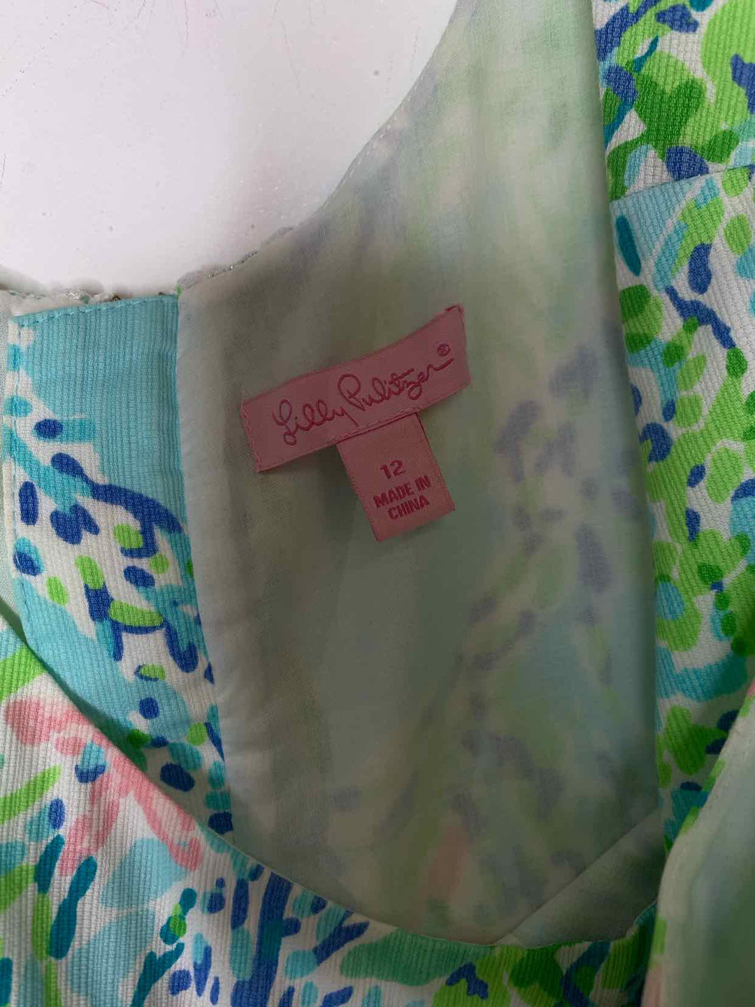 Women Size 12 Lilly Pulitzer Blue sleeveless dress