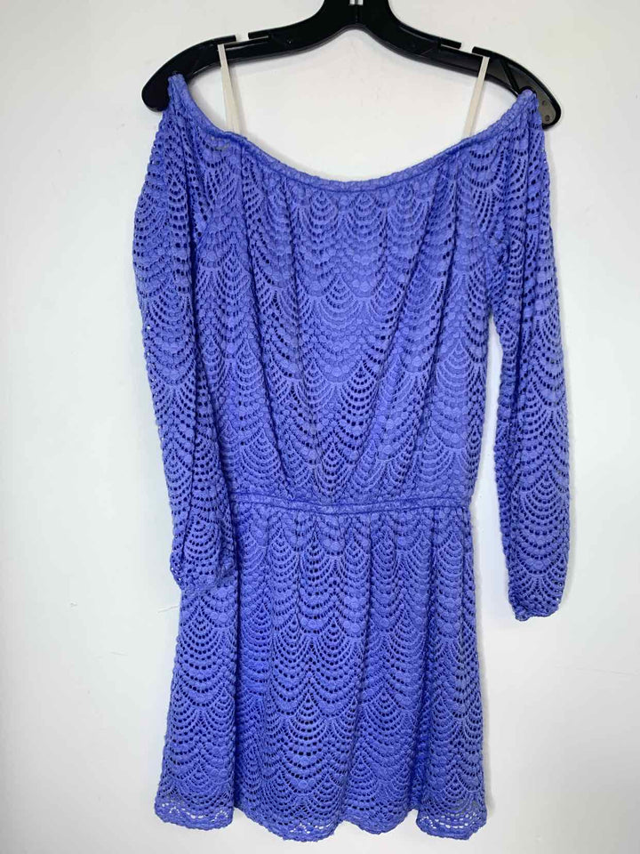 Women Size L Lilly Pulitzer Blue long sleeve dress