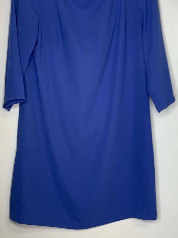 Women Size M Leith Blue long sleeve dress