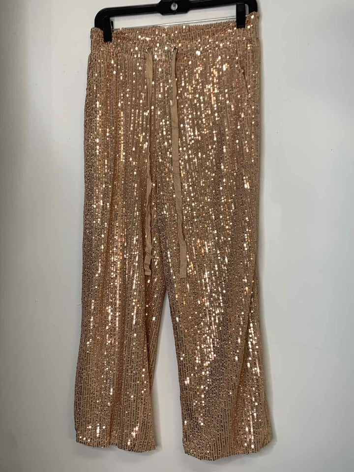 Women Size M rose gold dress