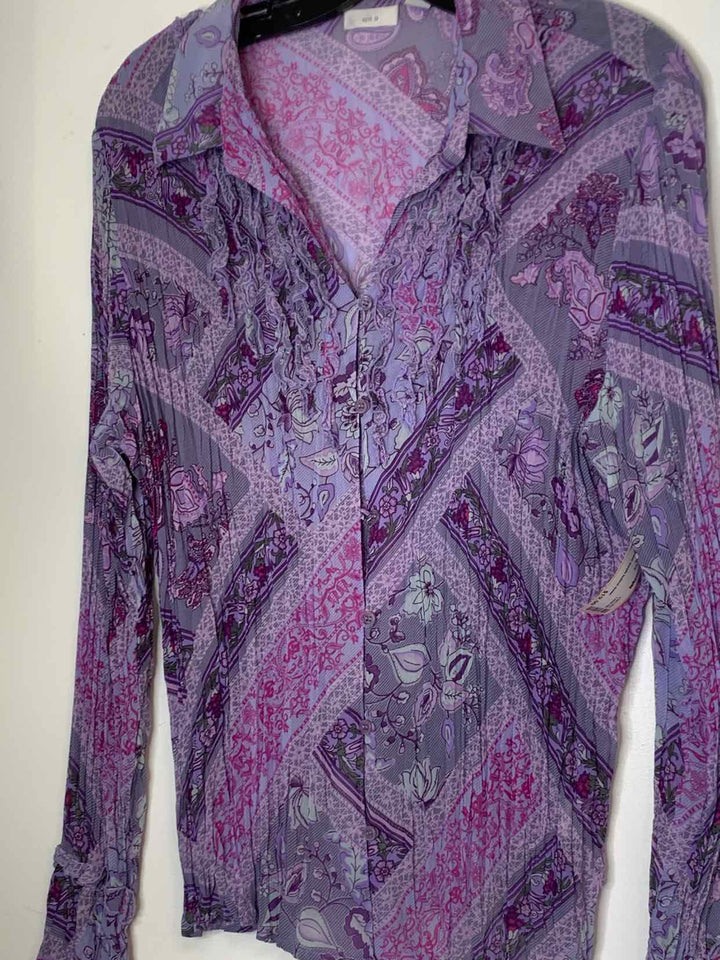 APT 9 Women Size XL purple long sleeve top