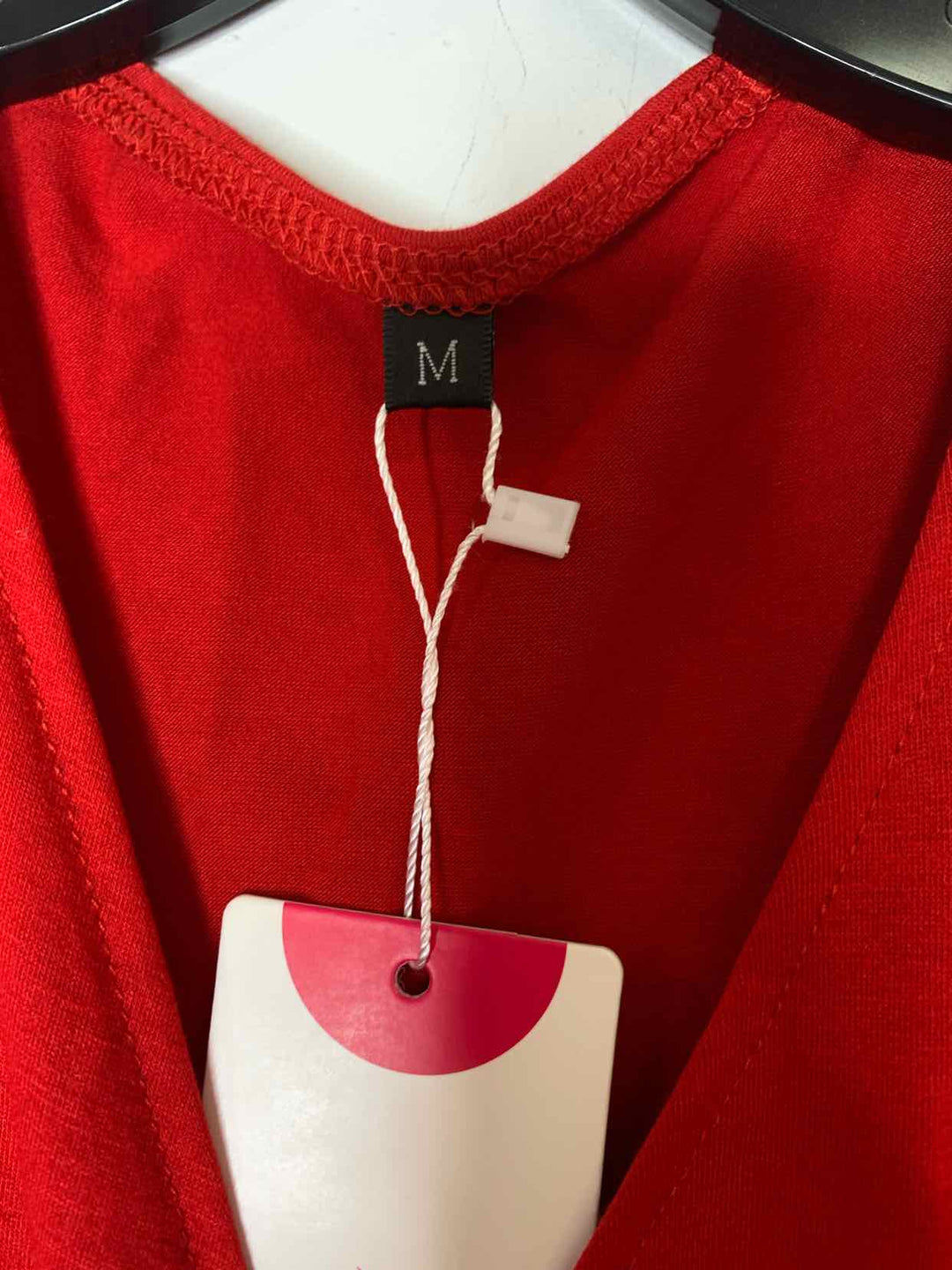 Women Size M Red long sleeve dress