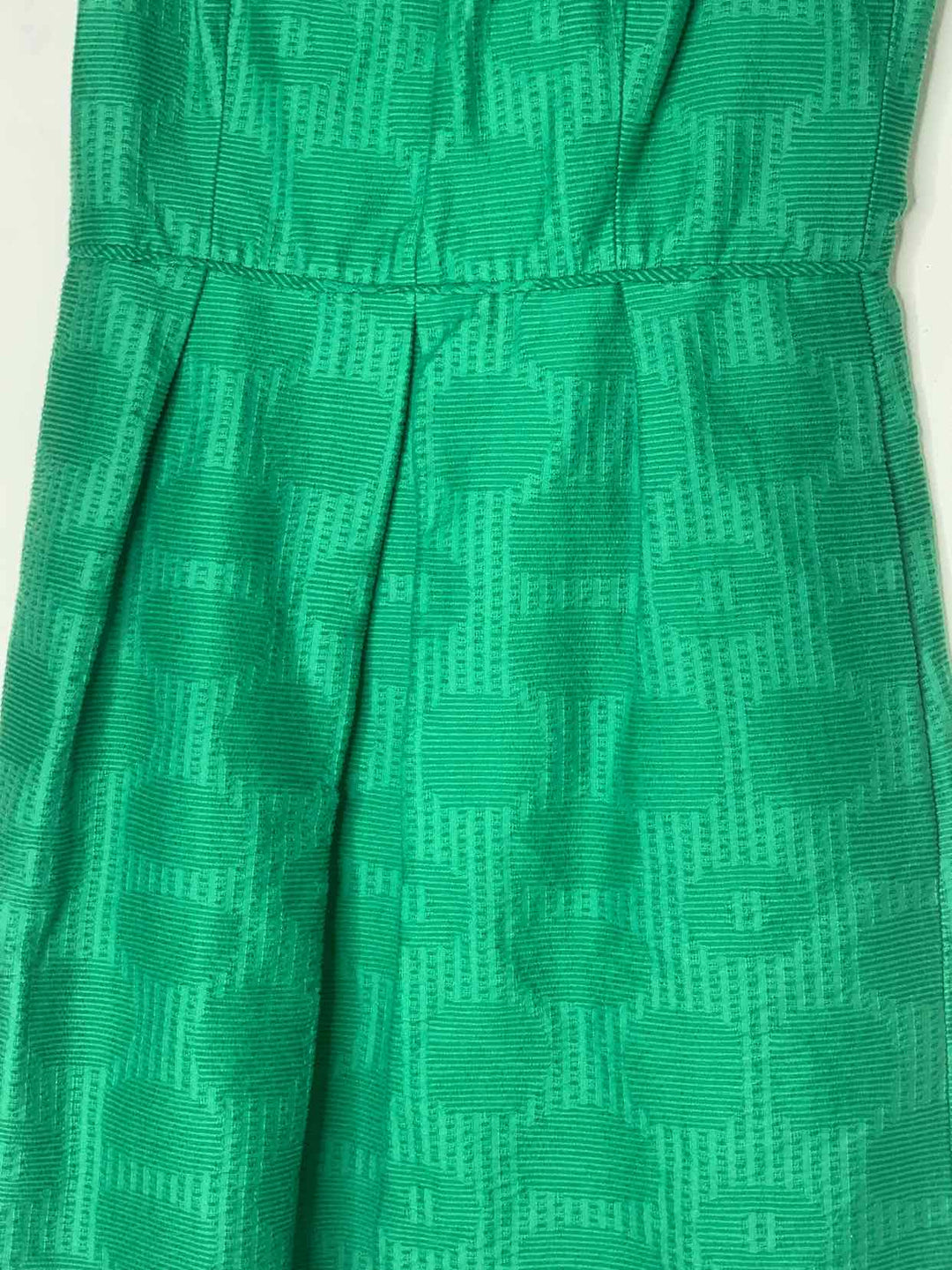 Women Size 8 J Crew Green sleeveless dress