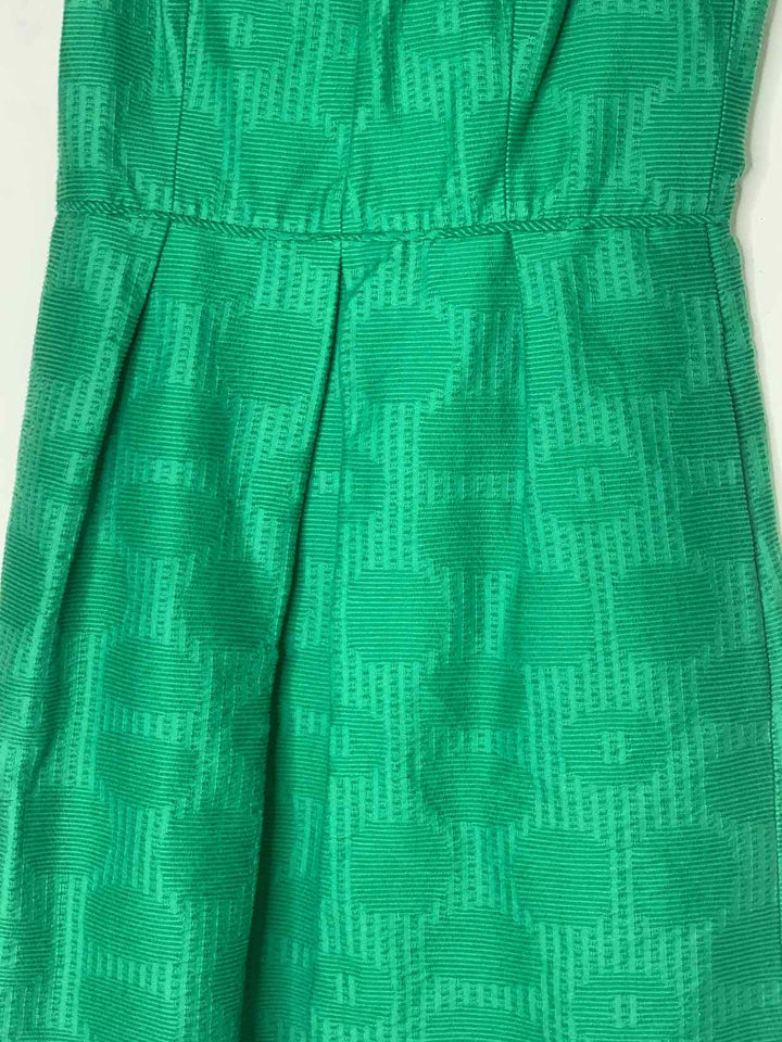 Women Size 8 J Crew Green sleeveless dress