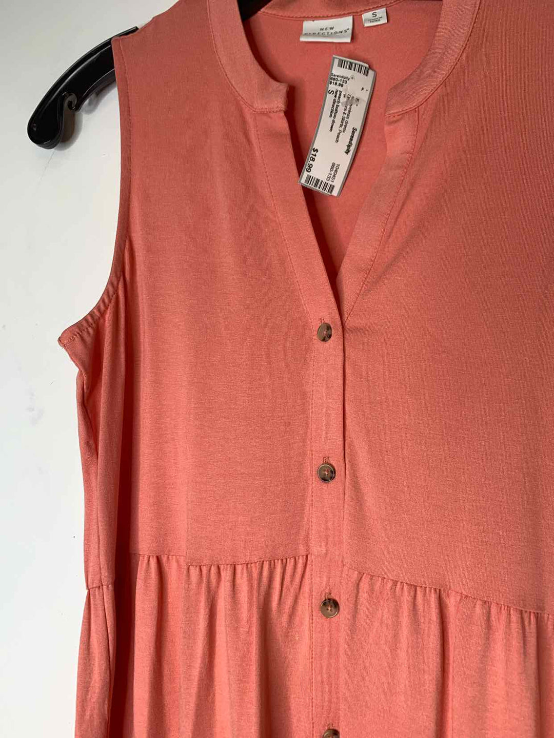 Women Size S new direction Peach sleeveless dress