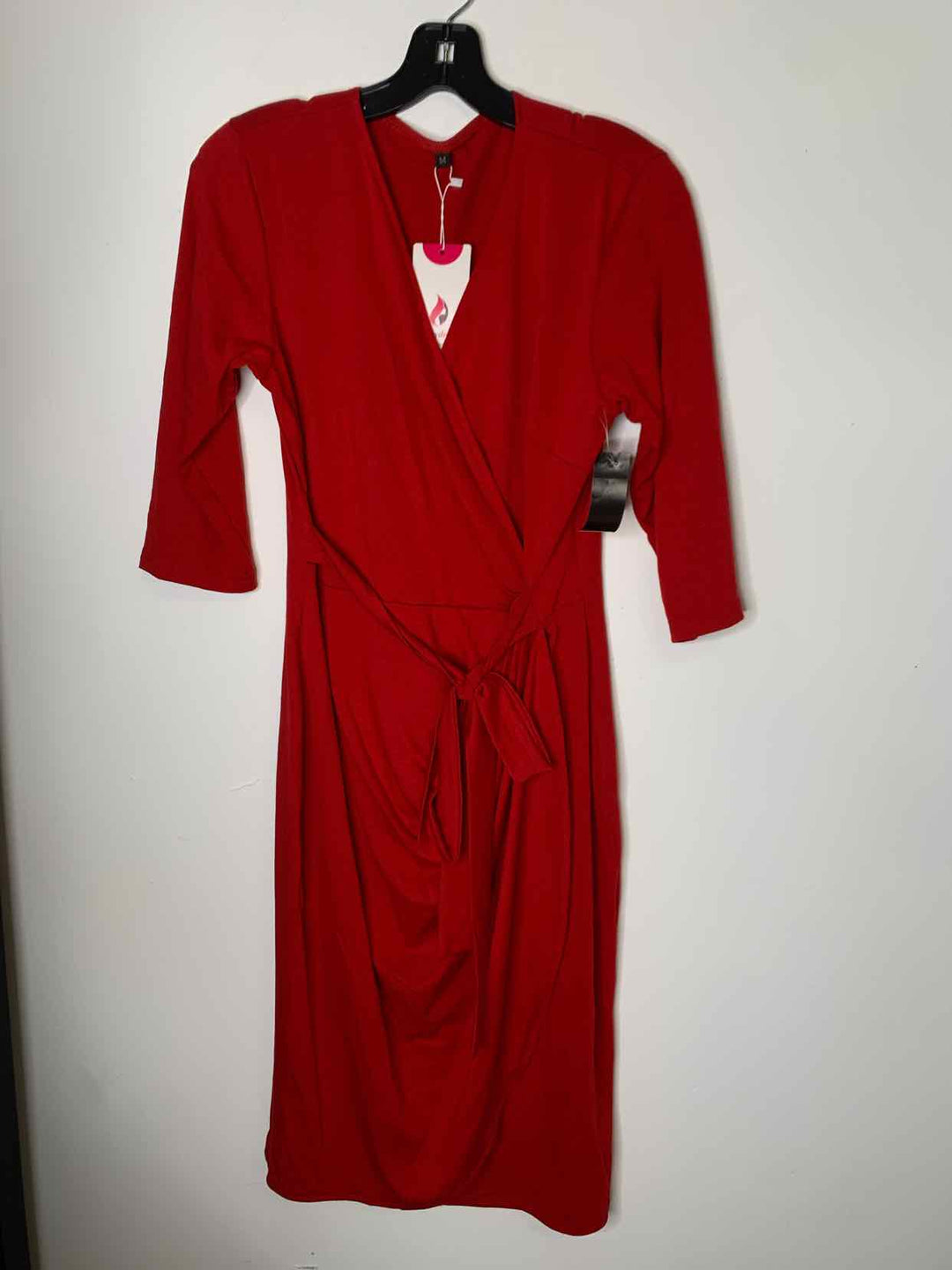 Women Size M Red long sleeve dress