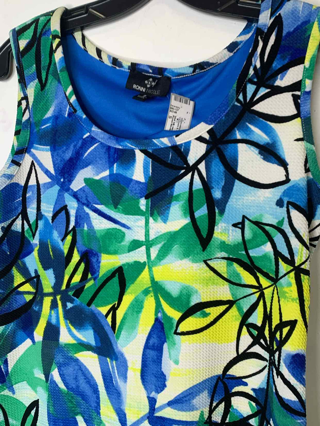 Women Size S Ronni Nicole Blue sleeveless dress