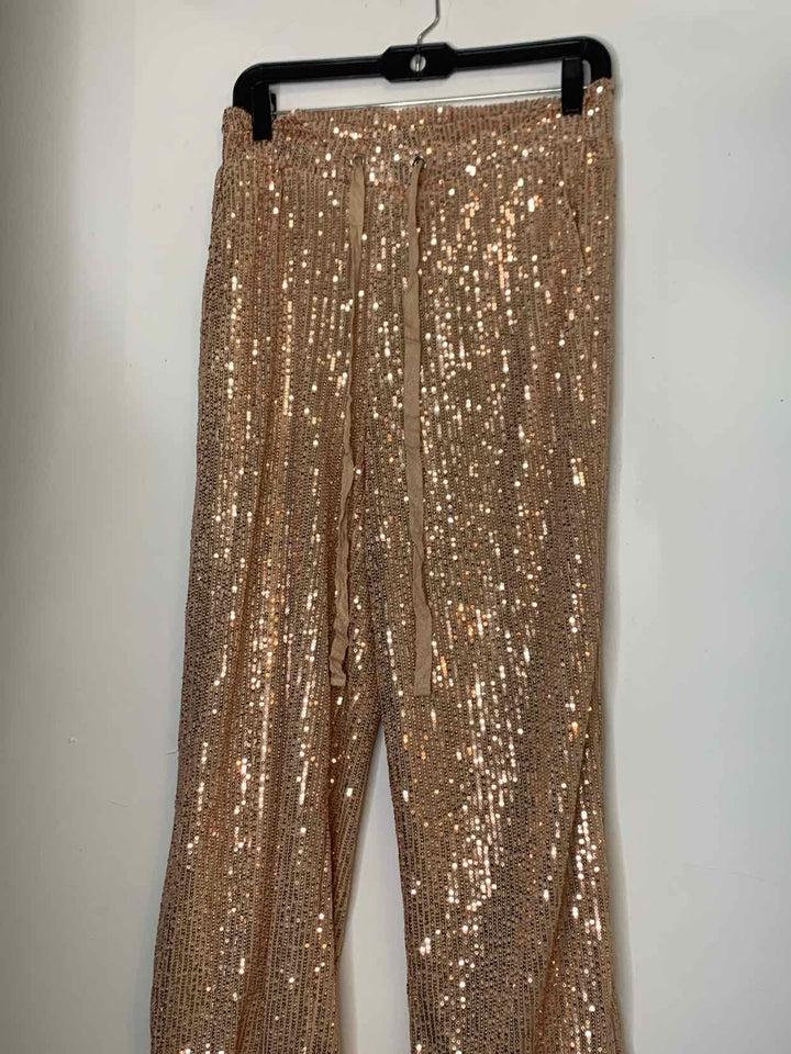 Women Size M rose gold dress