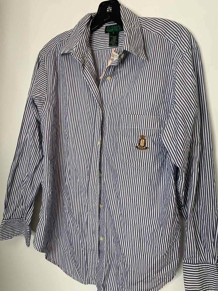 Ralph Lauren Women Size 10 striped long sleeve top