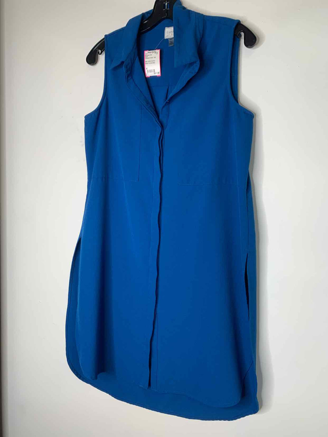 Women Size M Cupio Teal sleeveless dress