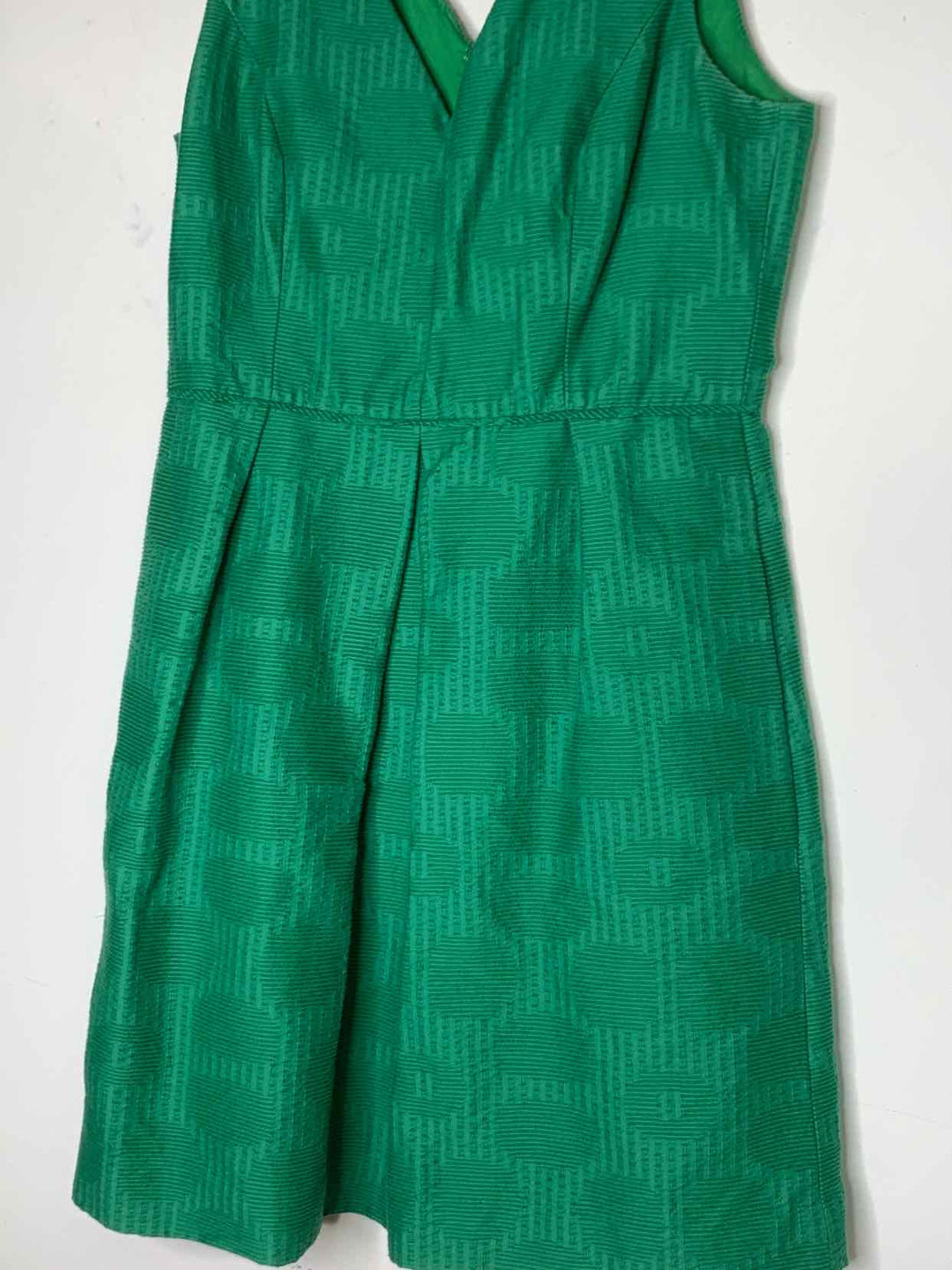 Women Size 8 J Crew Green sleeveless dress
