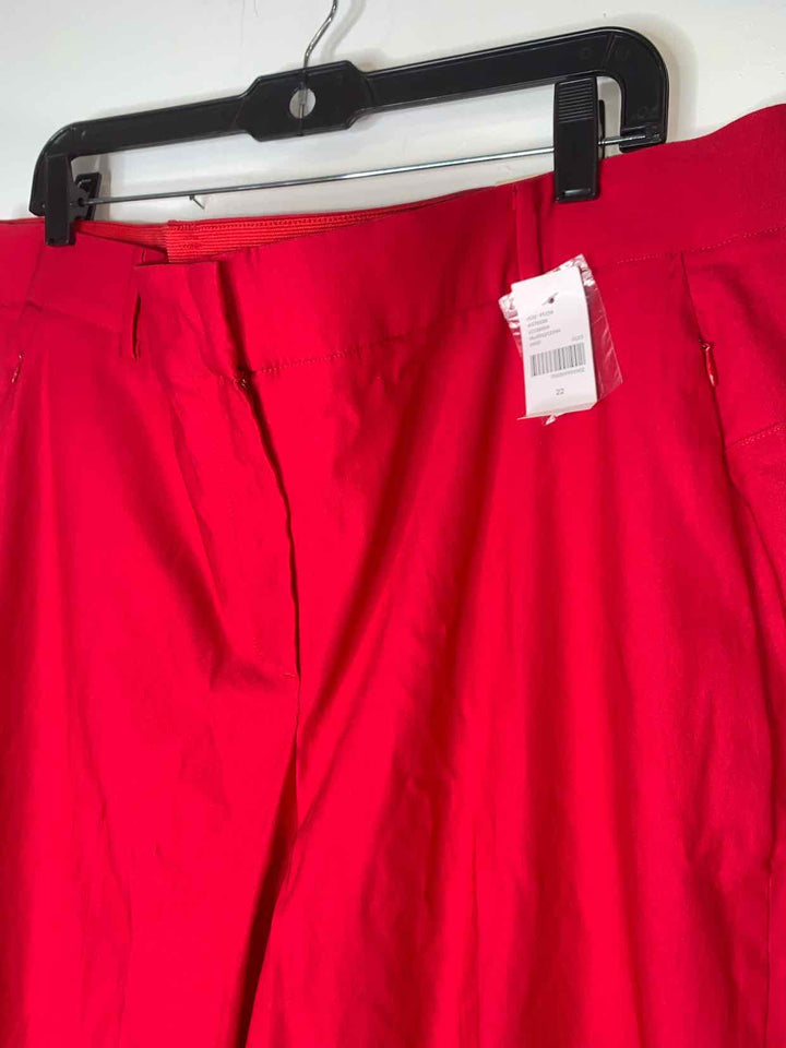 Women Size 22W Lane Bryant Red casual