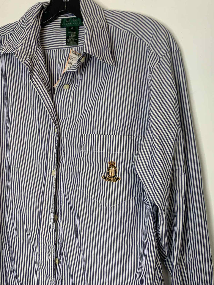 Ralph Lauren Women Size 10 striped long sleeve top