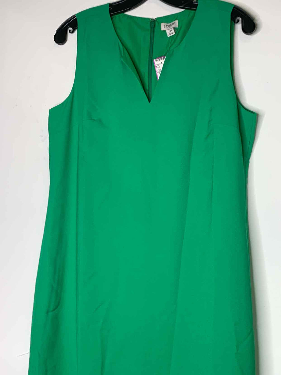 Women Size 10 J Crew Green sleeveless dress