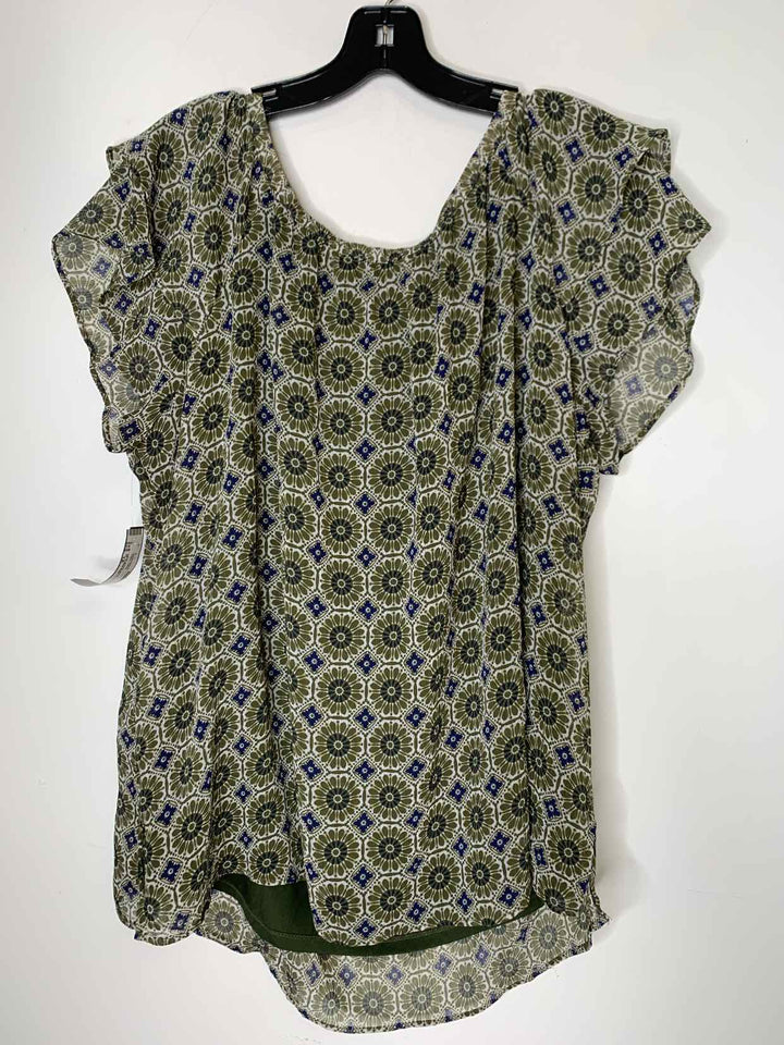 St Johns Bay Women Size 1X Olive sleeveless