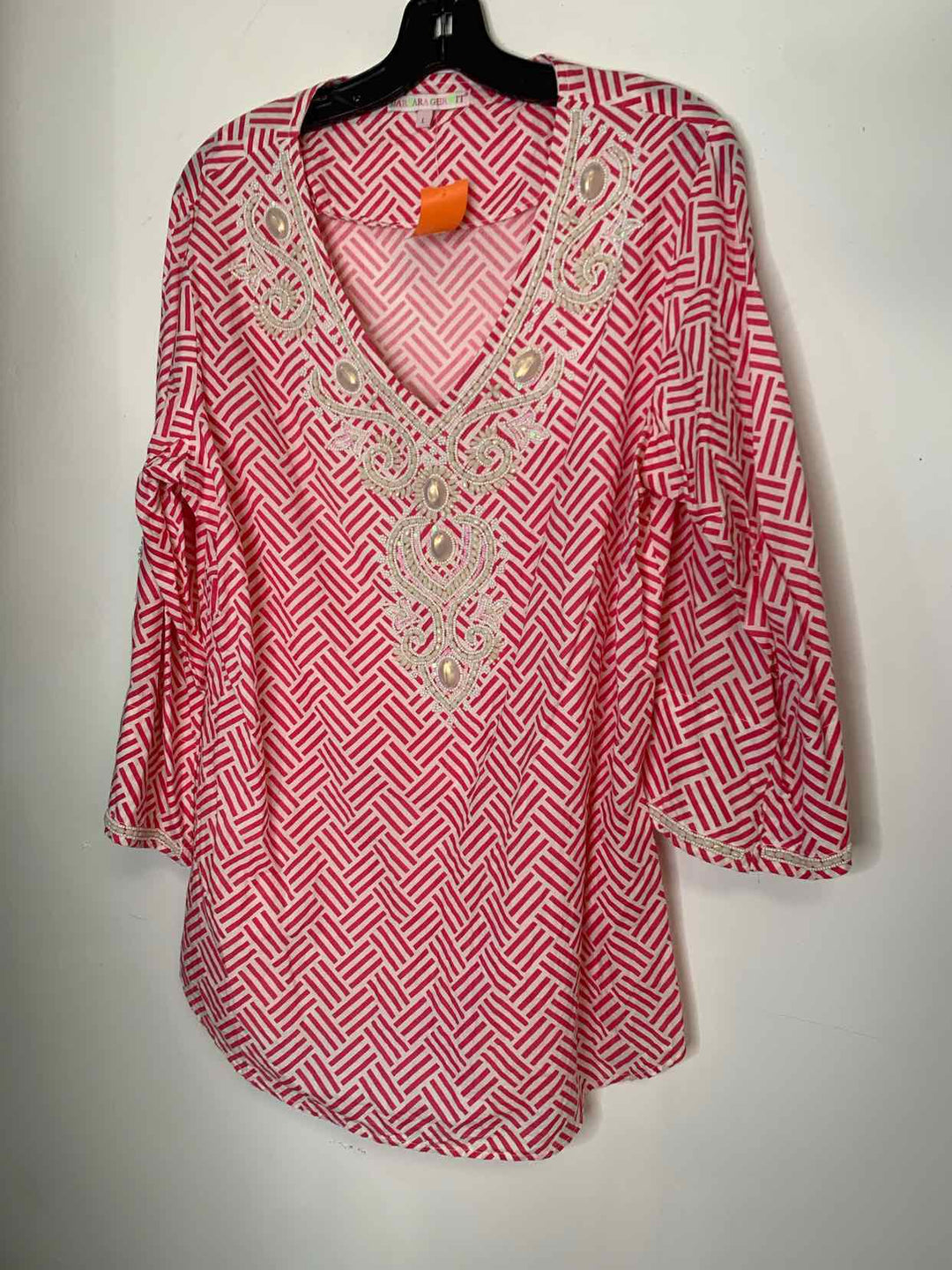 Barbara Gerwit Women Size L Hot Pink long sleeve top