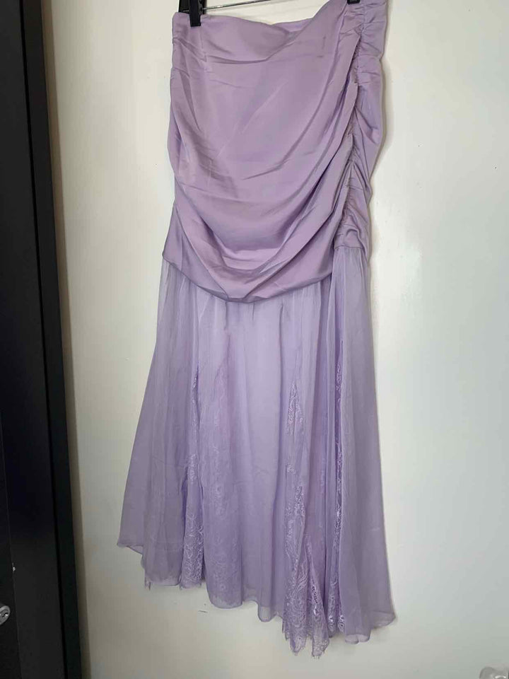 Anthropologie Women Size M Lavender strapless