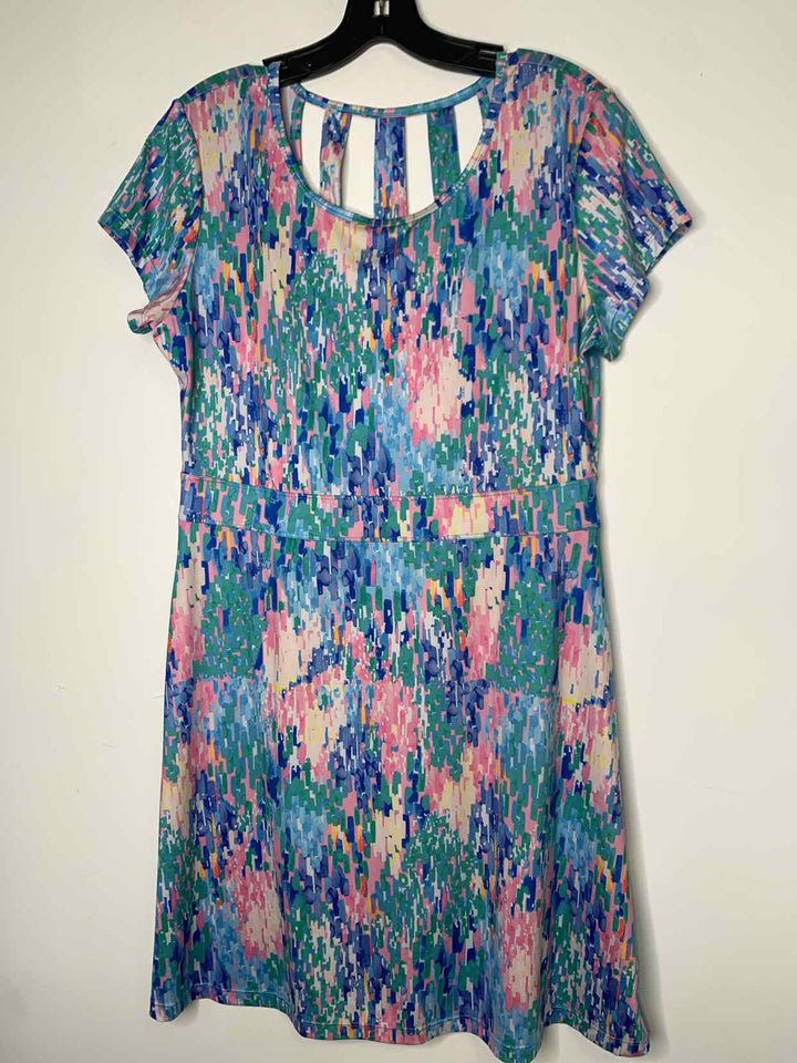 Women Size M Reel Legends Blue short sleeve