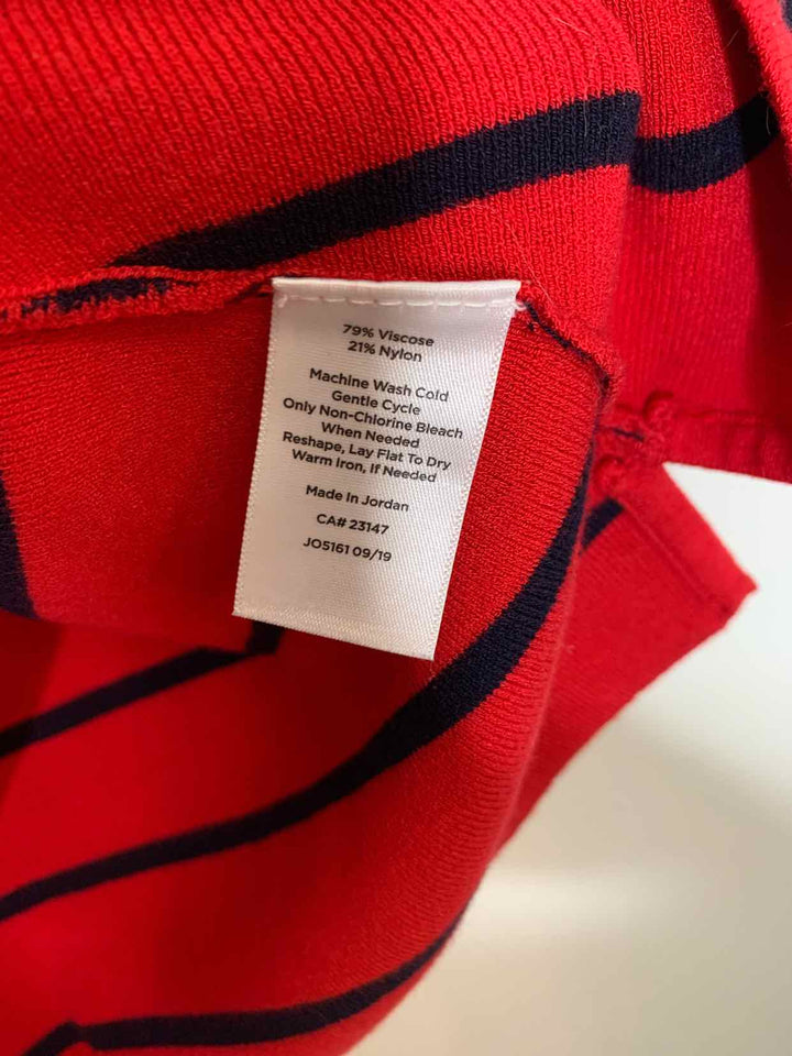 Talbots Women Size M Red long sleeve top