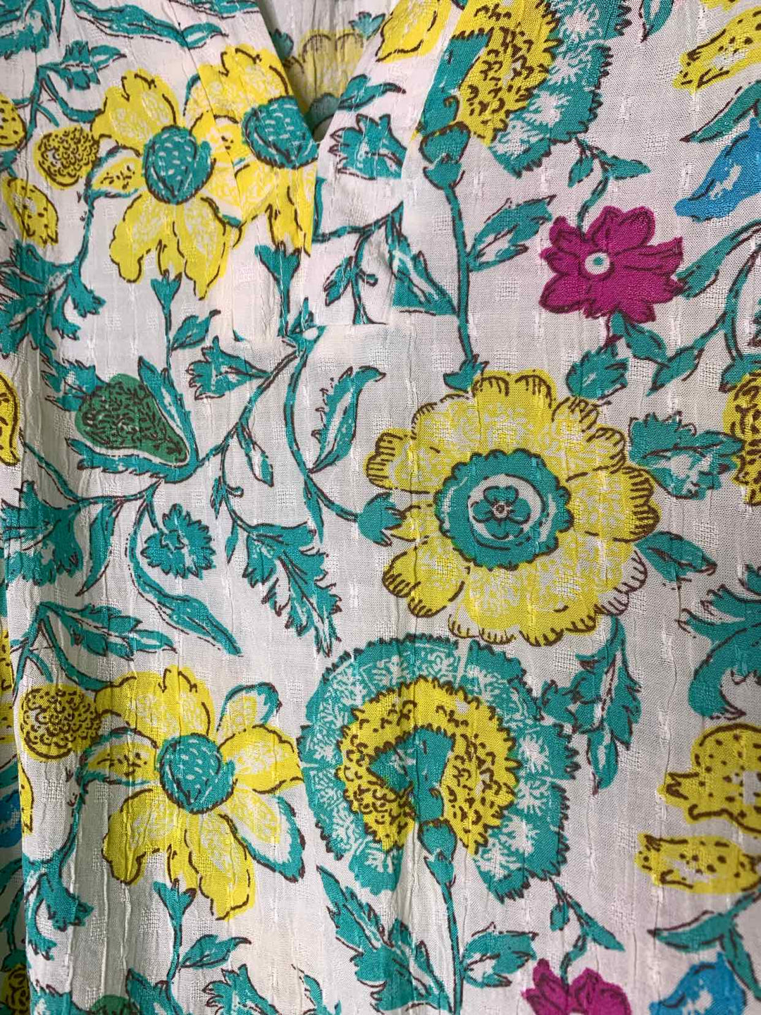 Rachel Ray Women Size M floral short sleeve top