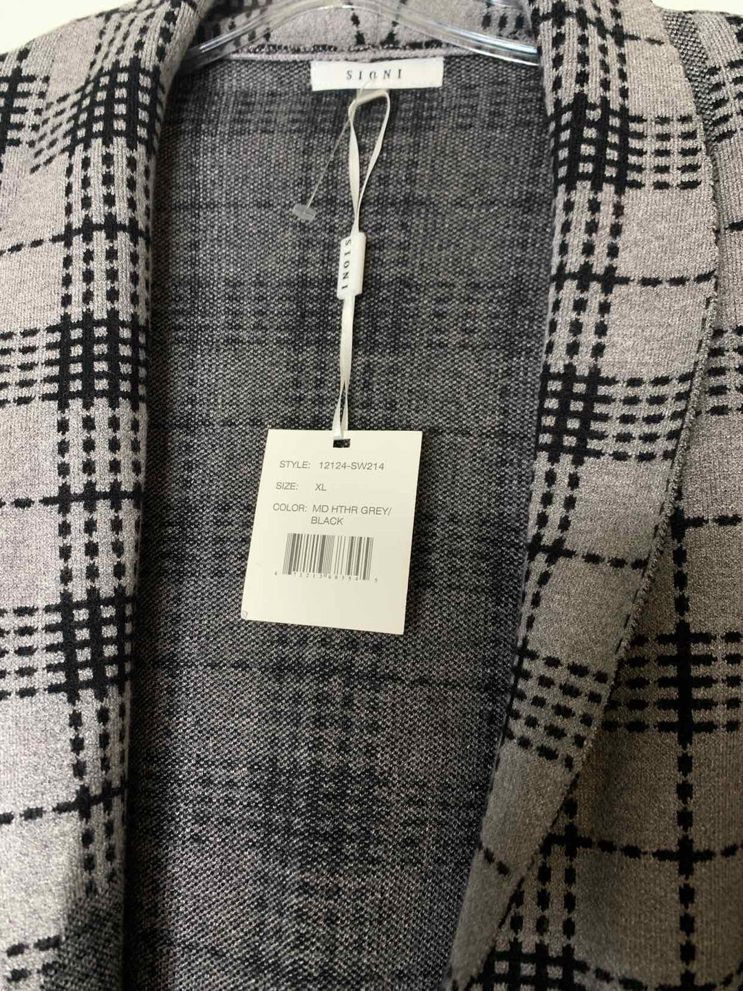 Sioni Women Size XL Grey cardigan