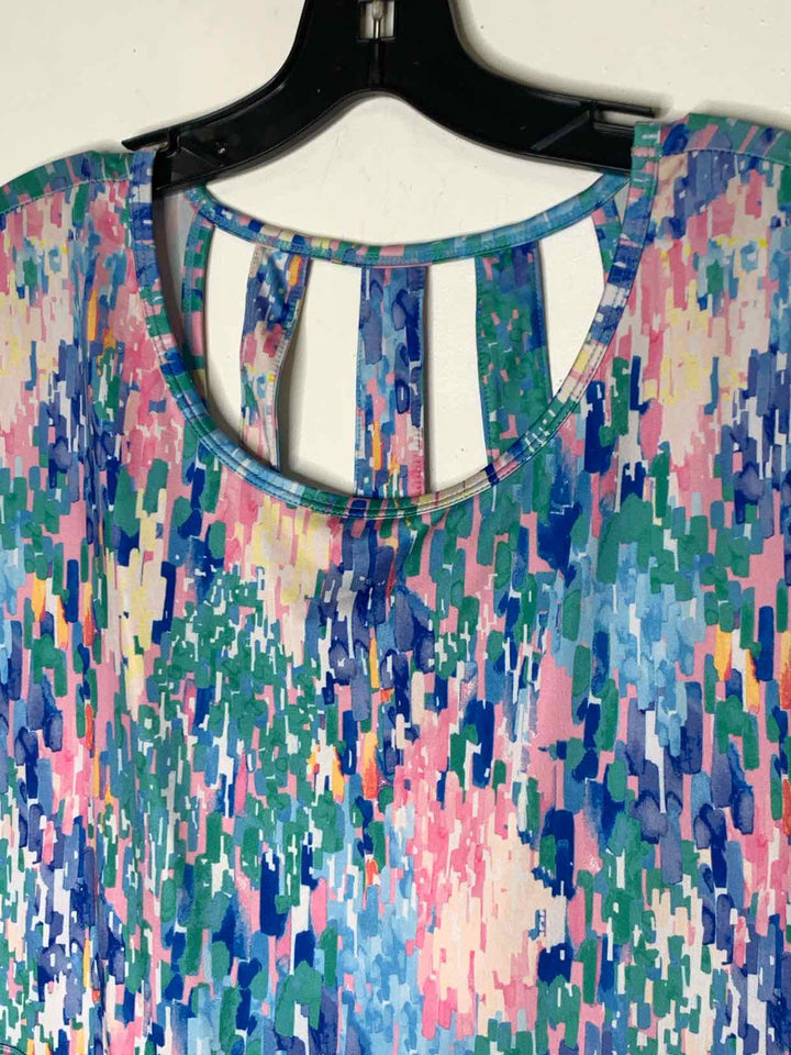 Women Size M Reel Legends Blue short sleeve