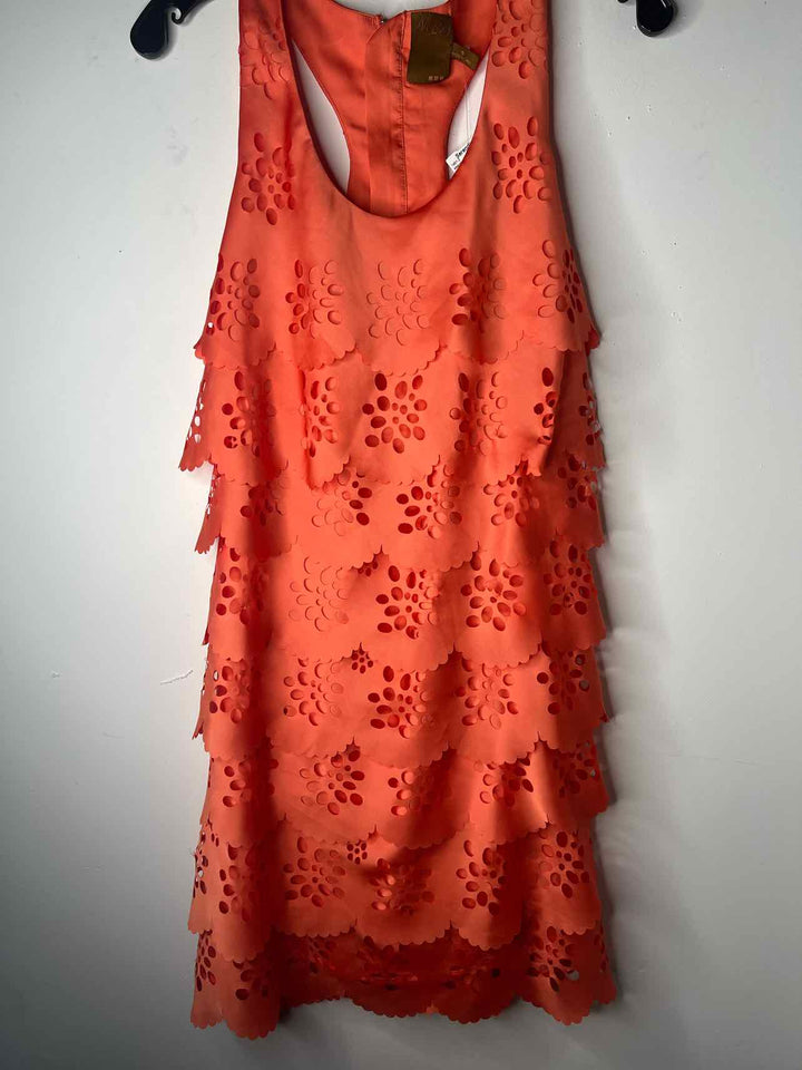 Women Size 6 Ali Ra Orange sleeveless dress