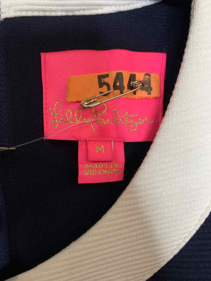Women Size M Lilly Pulitzer Navy long sleeve dress
