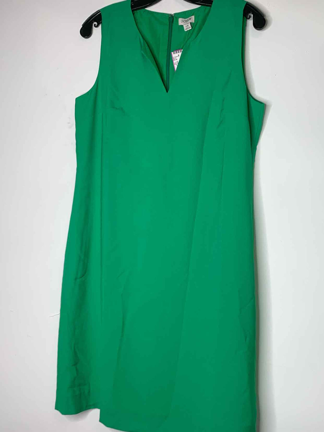 Women Size 10 J Crew Green sleeveless dress