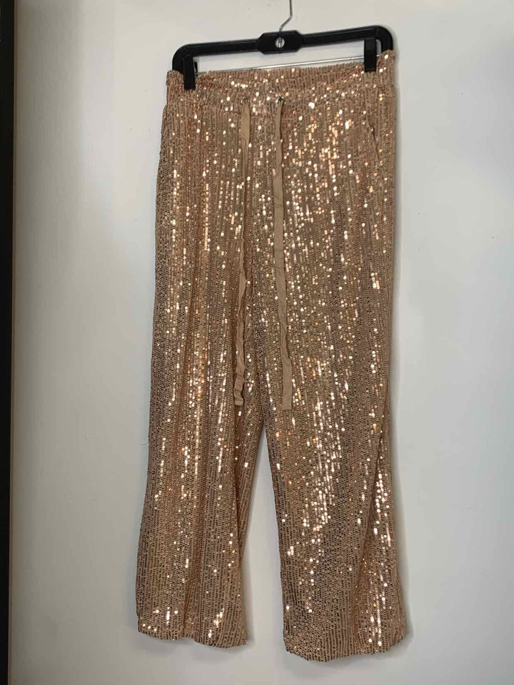 Women Size M rose gold dress
