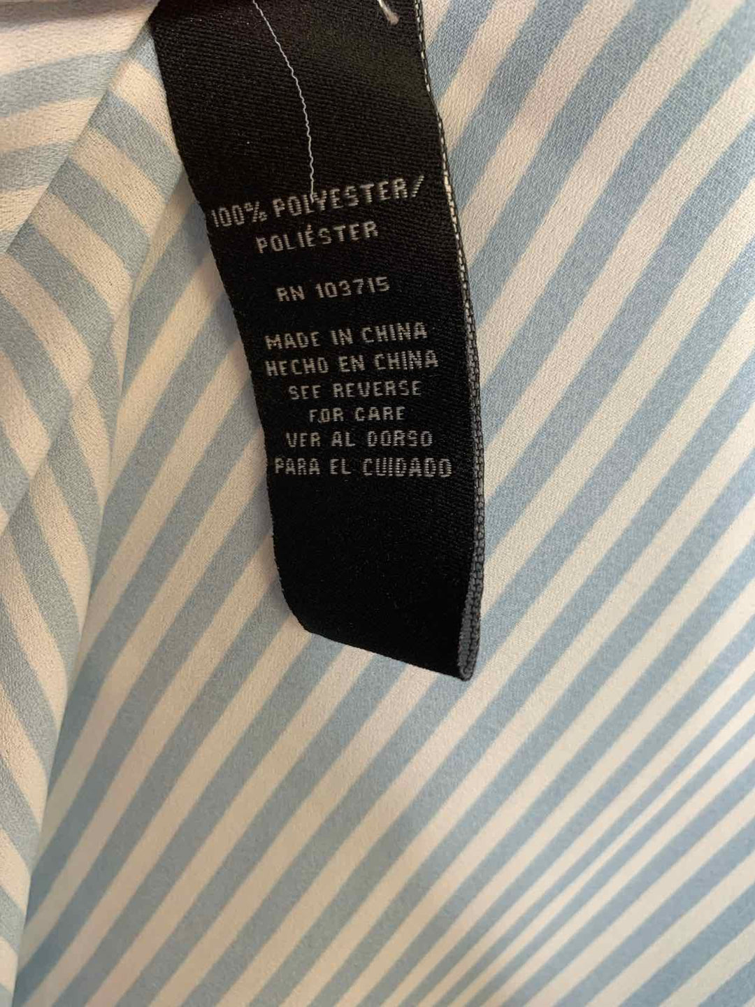 Women Size L Zac & Rachel striped long sleeve dress