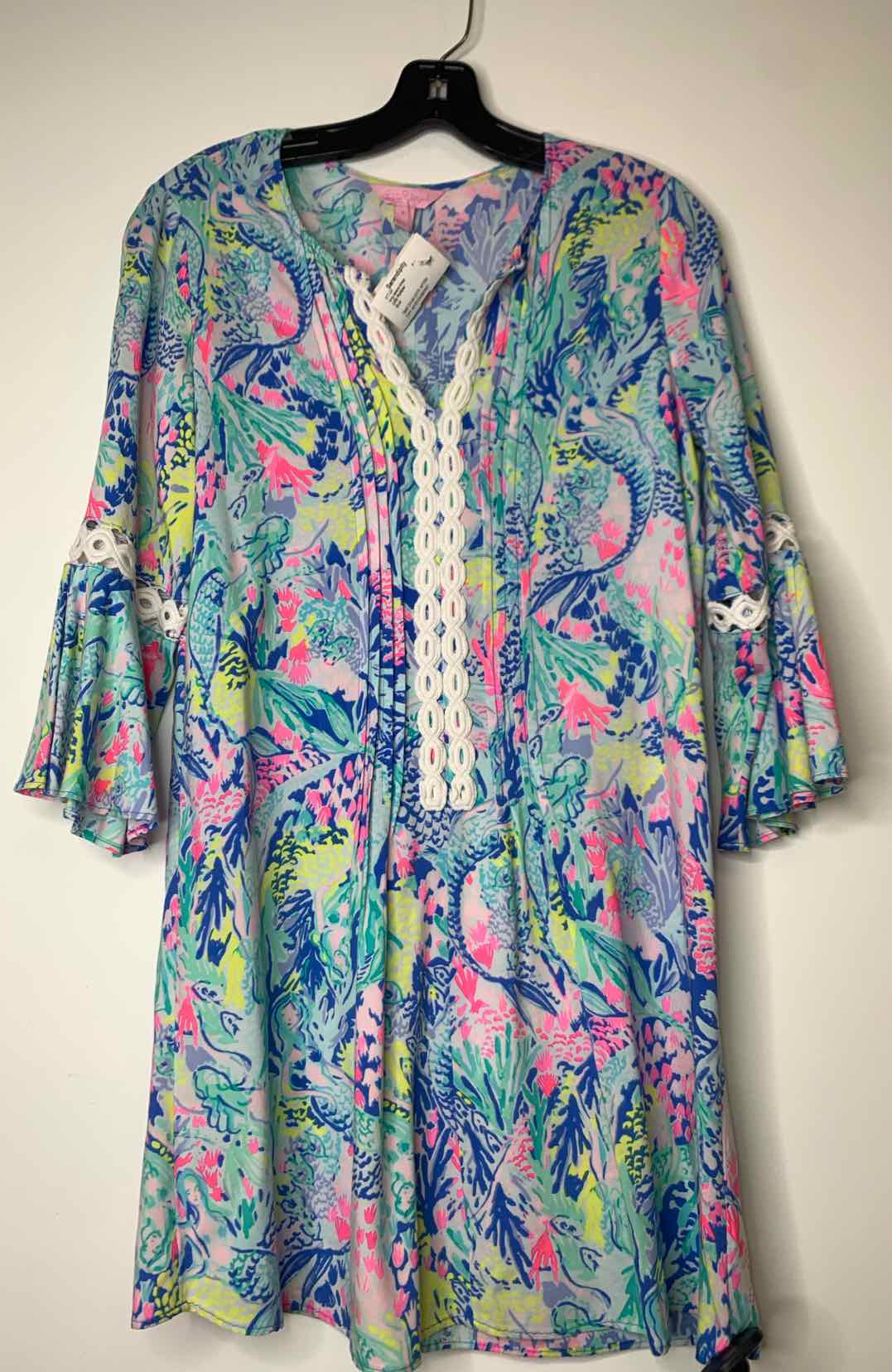 Women Size XS Lilly Pulitzer Blue long sleeve dress